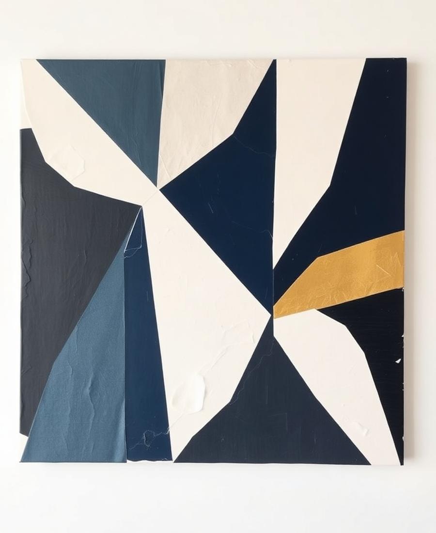 Opera di arte contemporanea in esposizione
